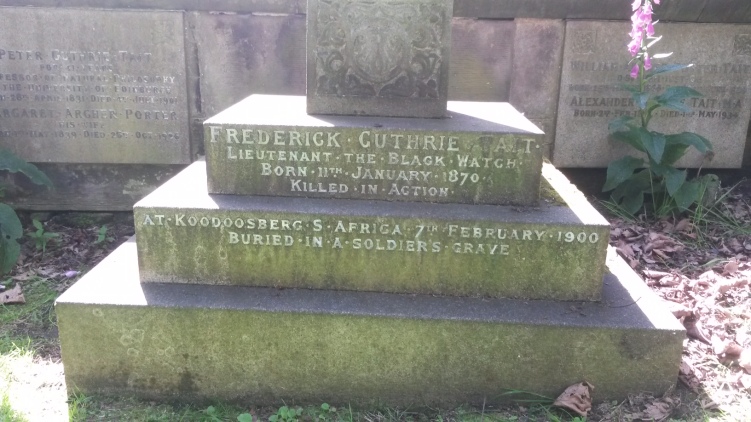 Freddie Tait Edinburgh Headstone